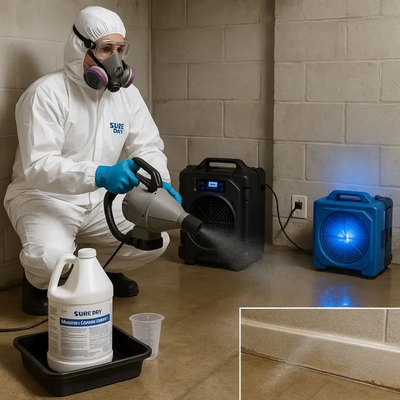 Sanitization and Odor Removal process in Godfrey, IL
