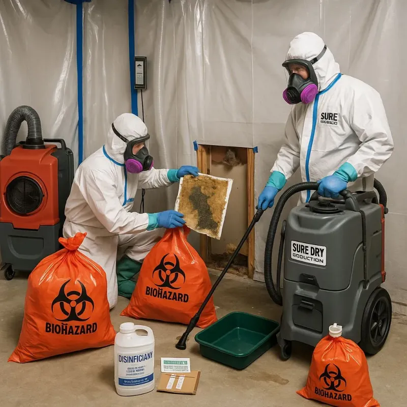 Contaminated Water Handling Protocols process in Godfrey, IL