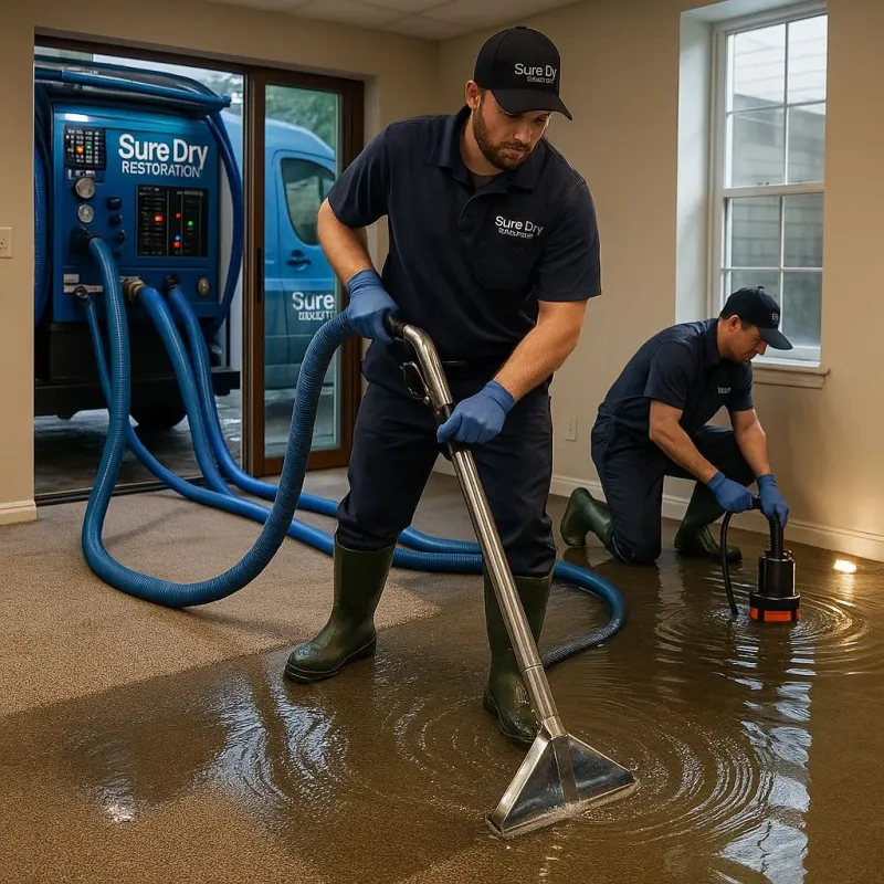 Water Extraction and Removal process in Godfrey, IL